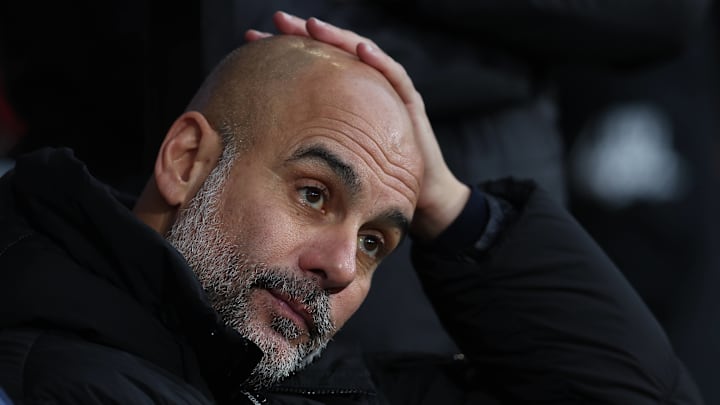 Pep Guardiola revealed Manchester City's chances of winning the Champions League this season. Pep Guardiola revealed Manchester City's chances of winning the Champions League this season.