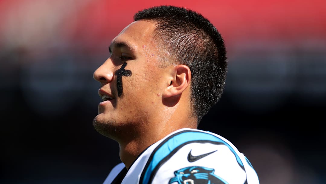 Carolina Panthers wide receiver Tetairoa McMillan Carolina Panthers wide receiver Tetairoa McMillan