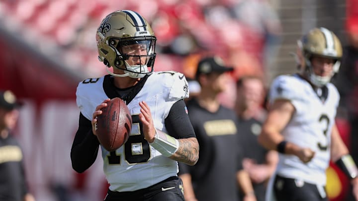 The presence of second-year quarterback Spencer Rattler could preclude the Saints from selecting a QB at No. 9 in the 2025 NFL draft. The presence of second-year quarterback Spencer Rattler could preclude the Saints from selecting a QB at No. 9 in the 2025 NFL draft.