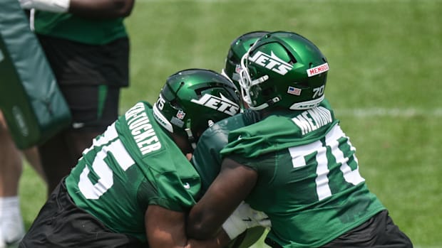 New York Jets offensive tackle Armand Membo