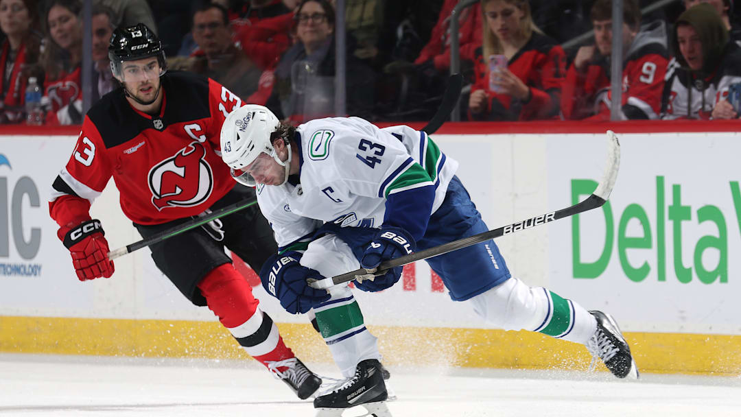 Vancouver Canucks v New Jersey Devils