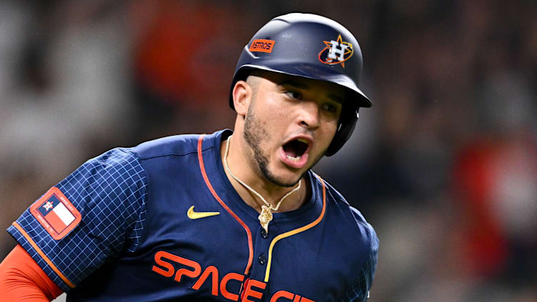 Houston Astros catcher Yainer Diaz