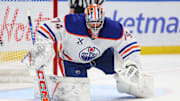Edmonton Oilers goaltender Stuart Skinner surrendered four goals against the Sabres in a 5–1 defeat. 