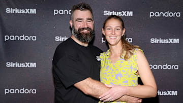 Jason Kelce and Kylie Kelce