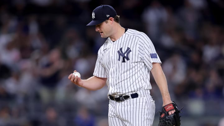 New York Yankees starting pitcher Gerrit Cole New York Yankees starting pitcher Gerrit Cole