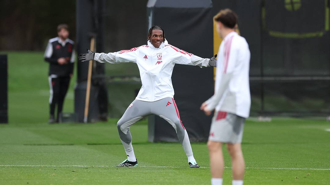 Liverpool FC Training Session And Press Conference - UEFA Champions League 2026/27 League Phase MD3