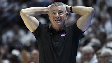 Boise State Broncos head coach Leon Rice.