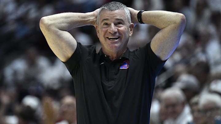 Boise State Broncos head coach Leon Rice. Boise State Broncos head coach Leon Rice.