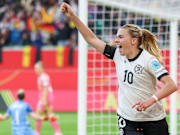 Laura Freigang hat bei den DFB-Frauen aktuell genug Grund zum Jubeln