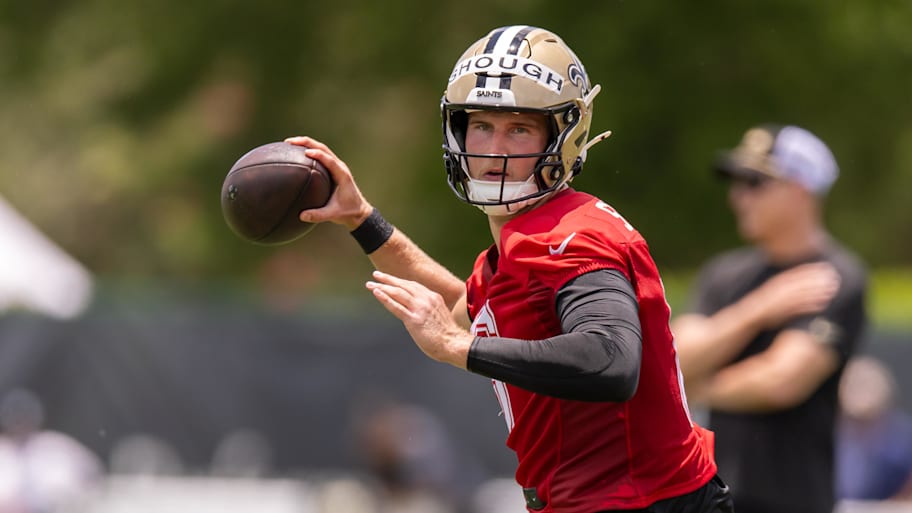 The New Orleans Saints selected Tyler Shough with the 40th pick in the 2025 NFL draft.