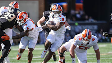 Keith Adams Jr., Clemson Tigers, Wake Forest Demon Deacons. (Mandatory Credit: Jim Dedmon-Imagn Images)