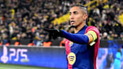 Raphinha est sorti très tôt dans ce choc de Ligue des Champions.