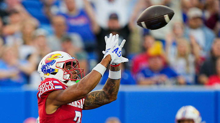 Kansas football receiver Cam Pickett
