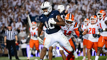 Penn State running back Nick Singleton (10)
