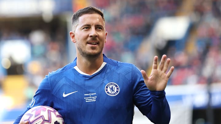 Eden Hazard fait partie des légendes de Chelsea et de la Premier League. Eden Hazard fait partie des légendes de Chelsea et de la Premier League.