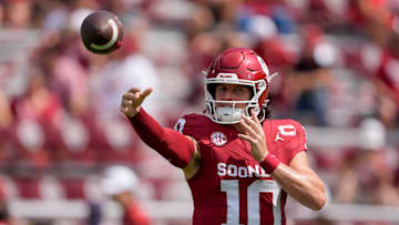 Oklahoma quarterback John Mateer was ranked No. 124 by 247 Sports in the Class of 2022.