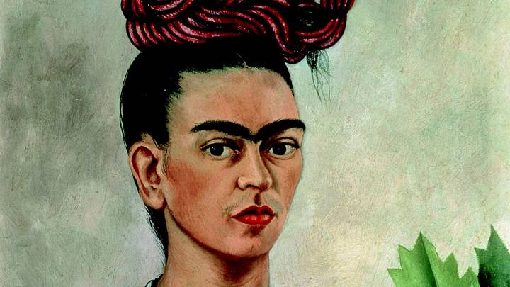 Frida Kahlo in Self-Portrait With Braid