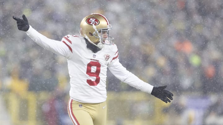 San Francisco 49ers kicker Robbie Gould (9)