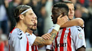 Samsunspor oyuncularının gol sevinci