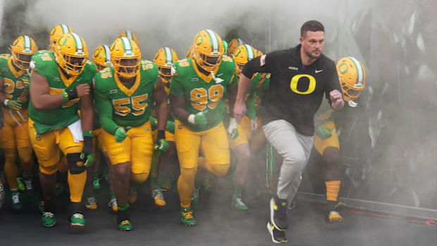 Oregon hosts Maryland at Autzen Stadium Saturday, Nov. 9, 2024.