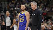 Kerr has been Curry's coach since the point guard was drafted into the league.