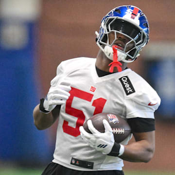 New York Giants linebacker Abdul Carter 