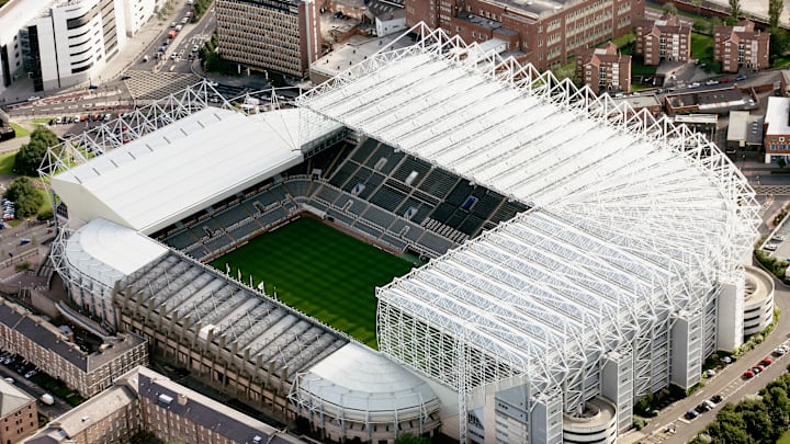Newcastle United's St James Park: An Aerial View
