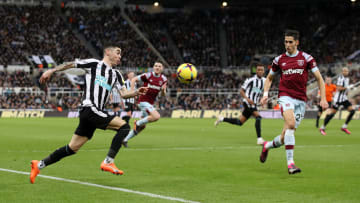 Newcastle were held by West Ham