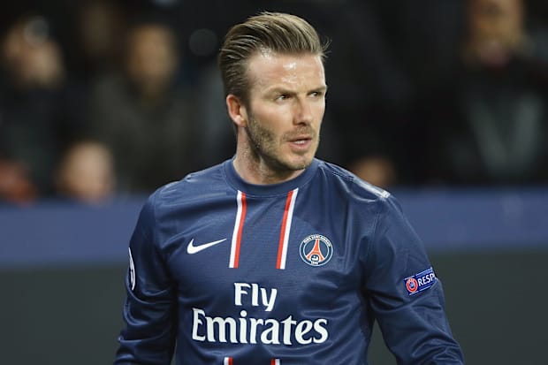 David Beckham ended his playing career with PSG.
