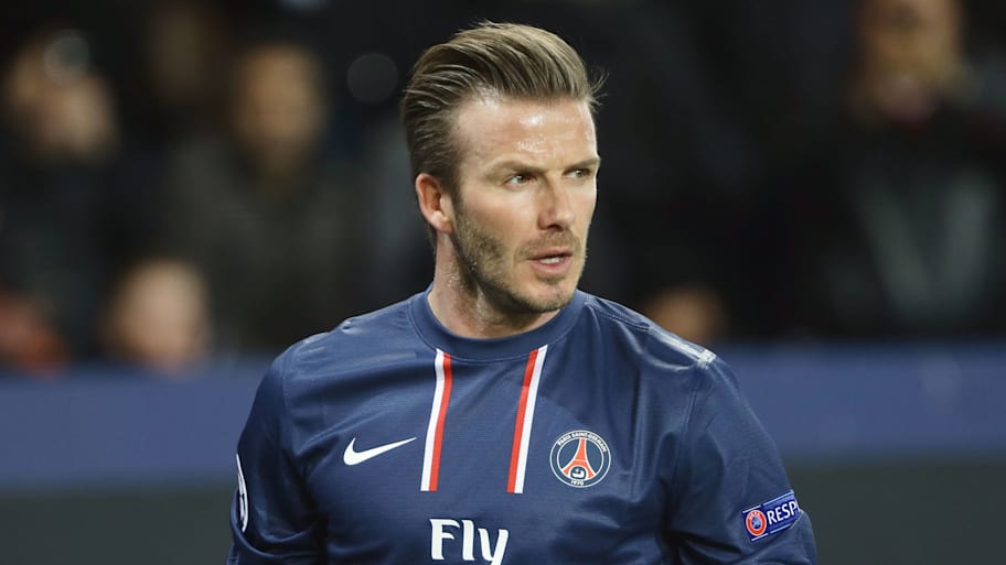 David Beckham ended his playing career with PSG.