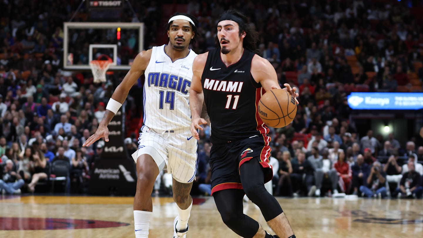 熱火隊對陣魔術隊的 NBA 賽季揭幕戰的預計首發陣容和輪換陣容