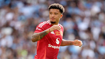 Jadon Sancho has not played for Man Utd since the 2024 Community Shield