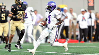 Tarleton State Texans running back Tre Page III (0)