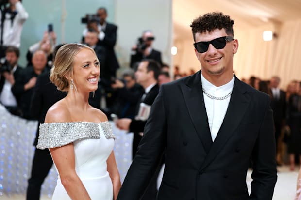Brittany and Patrick Mahomes at the 2023 Met Gala