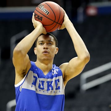 Duke basketball forward Justin Robinson
