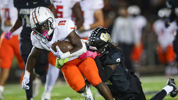 Lely Trojans running back Nino Joseph went for 424 yards and seven touchdowns in a win over Barron Collier on Sept. 27, 2024.