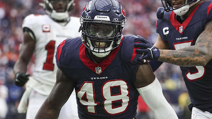 Houston Texans linebacker Christian Harris 