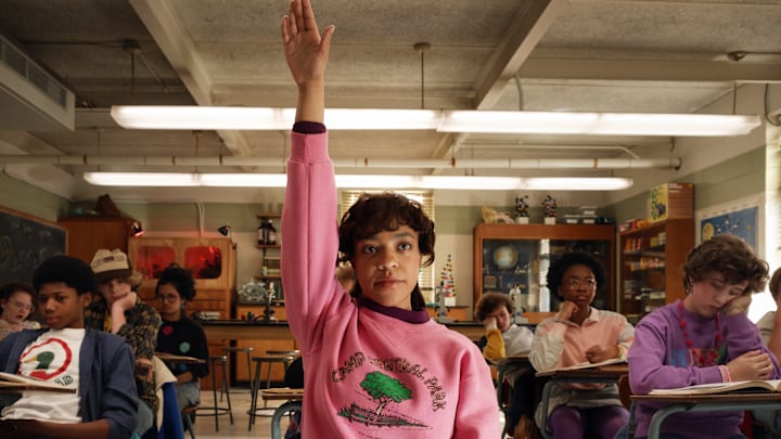 STRANGER THINGS. Priah Ferguson as Erica Sinclair in STRANGER THINGS. Cr. Andrew Cooper/Netflix © 2025