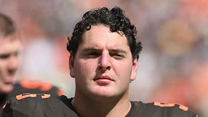 Cleveland Browns center Luke Wypler