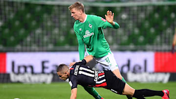 Nick Woltemade (19) will sich bei Werder Bremen durchsetzen
