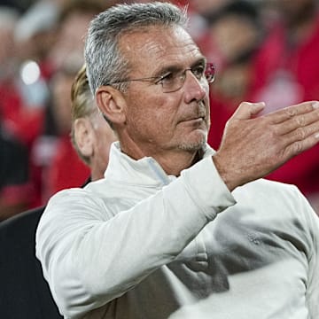 Urban Meyer took a shot at the NCAA over Michigan's sanctions for stealing signs. 