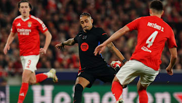 SL Benfica v FC Barcelona - UEFA Champions League 2024/25 Round of 16 First Leg