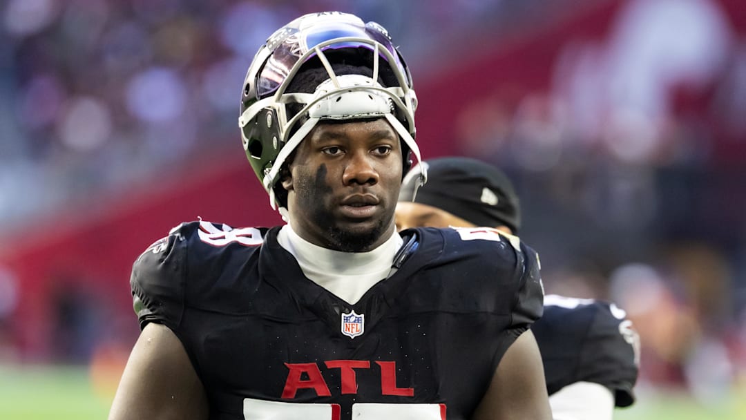 Atlanta Falcons defensive lineman Ruke Orhorhoro 