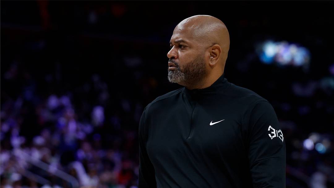 Oct 20, 2026; Detroit, Michigan, USA; Detroit Pistons head coach J.B. Bickerstaff during the second half against the Boston Celtics at Little Caesars Arena. Mandatory Credit: Rick Osentoski-Imagn Images Oct 20, 2026; Detroit, Michigan, USA; Detroit Pistons head coach J.B. Bickerstaff during the second half against the Boston Celtics at Little Caesars Arena. Mandatory Credit: Rick Osentoski-Imagn Images