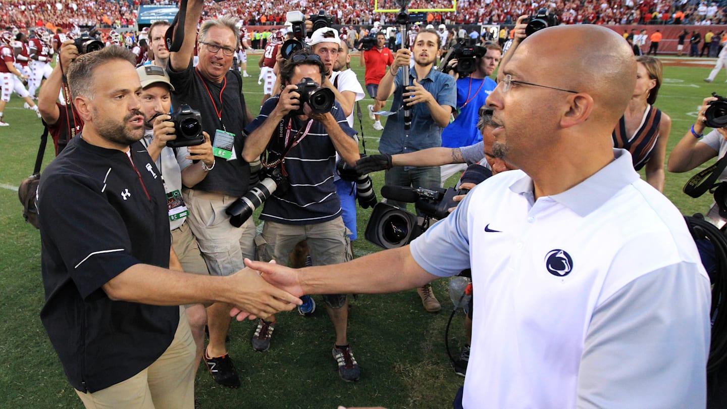 Nebraska coach Matt Rhule to Penn State? ESPN’s Rece Davis, Paul Finebaum Predict it Will Happen