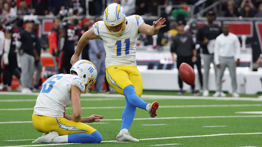 Los Angeles Chargers kicker Cameron Dicker
