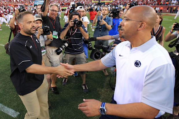 Matt Rhule's Temple Owls upended James Franklin's Nittany Lions to open the 2015 season.
