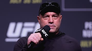 Joe Rogan at the UFC 277 Weigh-in