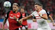 Robert Andrich (links) im Duell mit Ermedin Demirovic (rechts)