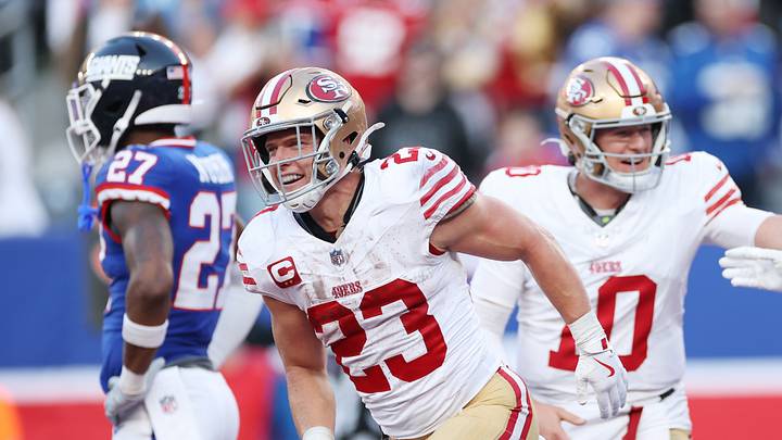 San Francisco 49ers running back Christian McCaffrey